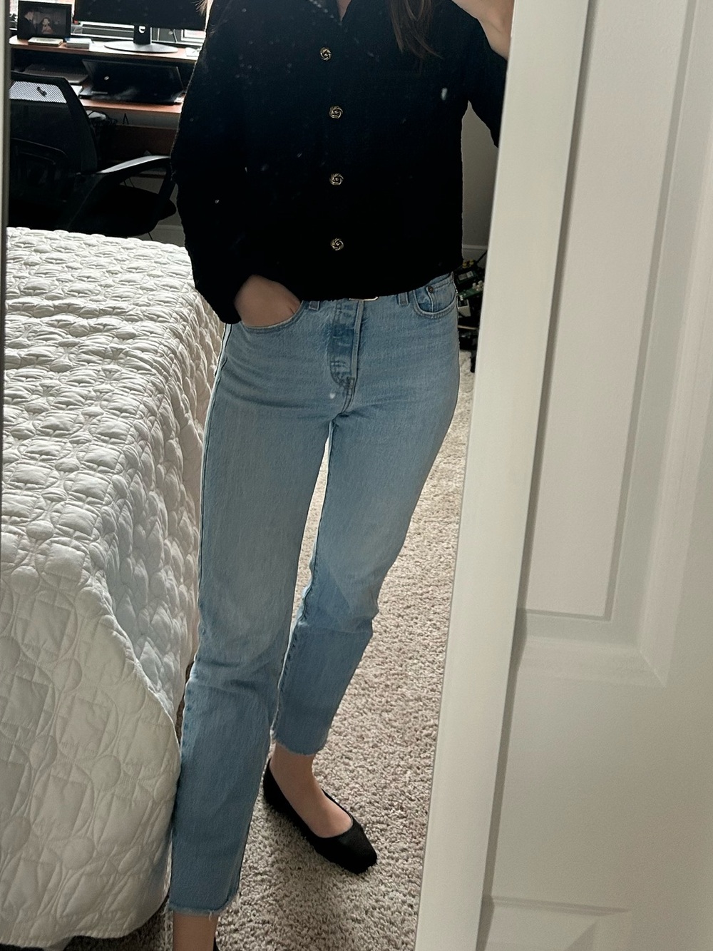 Levi’s Light Blue Wedgie Straight Jeans